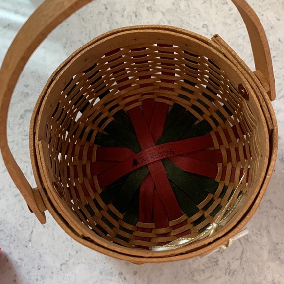 Longaberger 2003 Melody basket, liner, fabric liner - Picture 10 of 15